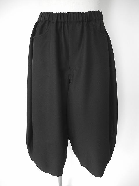 COMME des GARCONS 24aw サルエル S Black Comme Des Garçons クロップド サルエルパンツ | ブラック